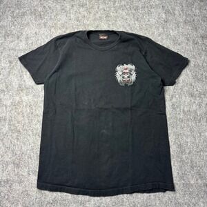 Vintage Harley-Davidson Cafe Las Vegas Winged Skull Bandana Graphic T-Shirt